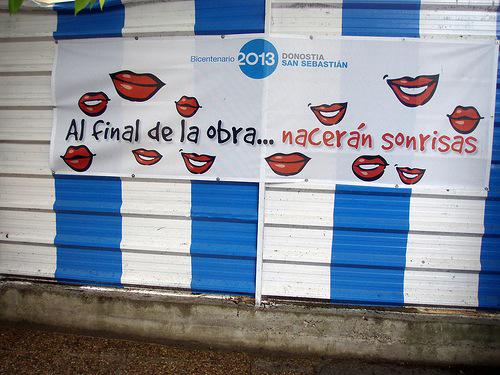 sonrisas al final de la obra